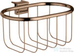 Hansgrohe AXOR UNIVERSAL MONTREUX 160/83 szappantartó kosár Unica zuhanyrúdra, polírozott vörös arany hatású 42066300 (42066300)