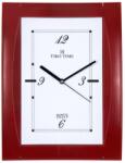 TIKO TIME falióra, quartz, bordó színű tok, fehér számlap, sweep (7605-7)