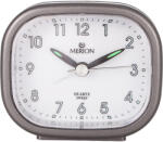 Merion ébresztőóra, quartz, metál szürke (3746-5)