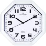 TIKO TIME falióra, quartz, fehér színű tok, fehér számlap, sweep (7608-1)