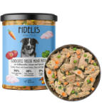 Fidelis Főtt komplett menü pulykahús borsóval, spenóttal 400g (552-400)