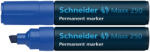 Schneider Permanent marker SCHNEIDER Maxx 250, varf tesit 2+7mm - albastru (S-125003) - siscom-papetarie