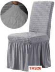 DELFIN Huse Elastice Pt Scaune, Universale, 6 Buc. /Set, Creponate Cu Volan, Cod TRS26