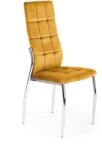 Halmar Scaun Anais pentru dining, cadru otel cromat, tapiterie eleganta din catifea, 43x54x101x47 cm