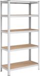 SONGMICS Nagy teherbírású tárolópolc, 180 x 90 x 40 cm, 875 kg-ig terhelhető (GLR40SV)