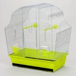 Inter-Zoo Pet Products Colivie pentru păsări MARGOT II zinc - 50, 5 x 28 x 54 cm VERDE