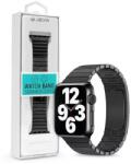 DEVIA Elegant Apple Watch fém szíj 42/44/45/49 mm fekete (ST325120)