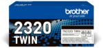 Brother TN-2320TWIN festékkazetta 1 db Eredeti Fekete (TN2320TWIN) (TN2320TWIN)
