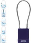 ABUS 76/40 CAB40 LOTO munkavédelmi kizáró kábeles lakat - Lila - 848827 (848827)