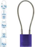 ABUS 72/30CAB40 LOTO munkavédelmi kábeles kizáró lakat - Lila - 856129 (856129)