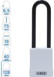 ABUS 76/40HB75 LOTO munkavédelmi kizáró lakat - Fehér - 848315 (848315)