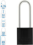 ABUS 72/30HB50 KA - Egységkulcsos lakat (Több lakat azonos kulccsal) - Fekete - 782480 (782480)