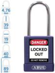 ABUS 74BS/40 KA - Egységkulcsos lakat (Több lakat azonos kulccsal) - Lila - 814570 (814570)