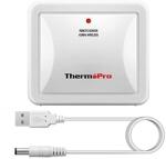 ThermoPro TX-4 tartalék szenzor digitális hőmérőhöz TP-60S/TP-62/TP-65A/TP-67A, 433MHz, tölthető (TX-4)