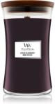 WoodWick Spiced Blackberry ароматна свещ с дървен фитил 609.5 гр