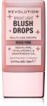 Revolution Bright Light Blush Drops течен руж цвят Pink Rosie 23ml