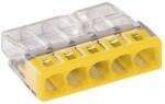 WAGO Clemă de legătură în doză COMPACT 5x2, 5 450V galbenă WAGO 2273-205 (SM0004)