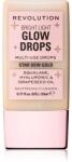 Revolution Bright Light Glow Drops folyékony bőrélénkítő árnyalat Golden Star Dew 23 ml