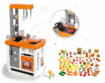 Smoby Set bucătărie Bon Appétit Chef Smoby cu frigider şi aparat de cafea şi set de alimente 100 de bucăţi (SM310803-4) Bucatarie copii