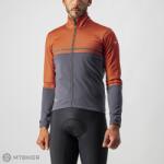 Castelli FINESTRE dzseki, sötétszürke/narancssárga (L)