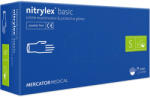 Mercator Medical Nitrylex Protect/Basic KÉK púdermentes nitril kesztyű 100db S