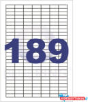  Etikett címke, 24, 4x10mm, 100 lap, 189 címke/lap (ET2510)