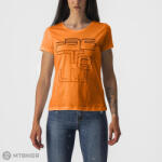 Castelli BELLAGIO TEE női póló, narancssárga (XS)