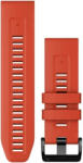 Garmin Curea Garmin QuickFit 26mm, silicon, roșu, cataramă neagră (Fenix 7X/6X/5X, Tactix)
