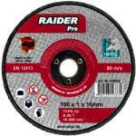 Raider Диск за метал за пневматичен ъглошлайф o100x1x16mm - 169904 (169904)