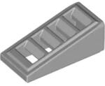 LEGO® 61409c86 - LEGO világosszürke kocka 18° lejtő 2 x 1 x 2/3 méretű 4 lyukkal (61409c86)