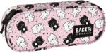 BackUP 6 A - Black and White neceser oval (99849) Penar