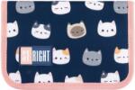 ST.RIGHT Penar St. Right Cute Kitties - Cu 1 fermoar și 2 aripi (TO-PBW-4328-XXX-STRI-ST) Penar
