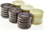 Manopoulos Dame de backgammon Manopoulos - Pearl Checkers, acrilic, 36 mm Joc de societate