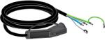 Schneider Electric EVlink Wallbox csere beépíthető kábel T1 16A 1 fázis 4m (EVP2CNS161A4) (EVP2CNS161A4)