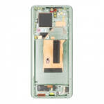  Xiaomi 13 Ultra előlap keret, lcd kijelző és érintőpanel, zöld (OEM)