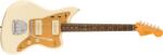 Squier J Mascis Jazzmaster, aur anodizat Pickguard, alb Vintage chitara electrica alb (0371060541)