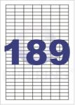  Etikett címke, 24, 4x10mm, 100 lap, 189 címke/lap - nyomtassingyen