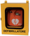  Defibrillátor fali kabin - kültéri - narancssárga