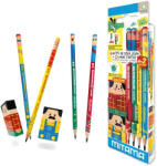 Mitama Ceruza Mitama, famentes, 4 db-os klt. 2db radírral (62993) - papir-bolt