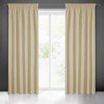 EUROFIRANY Rita bézs egyszínű dekor függöny 140x270 cm