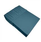 EUROFIRANY Adela jersey pamut gumis lepedő Sötét türkiz 180x200 cm +30 cm