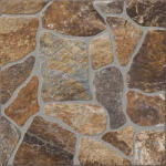 KAI Gresie tip piatra 6568 Castro Brown 45x45 1.21mp cut, maro (6568)