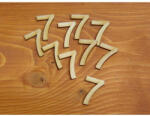  Natúr fa - Számok 7-es 3cm 10db/csomag - feliratokhoz és dekorációhoz