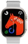 HOCO AS101 pótszíj (egyedi méret, kicsi, fém, milánói szíj, mágneses) EZÜST Apple Watch Series 9 41mm, Watch Series 8 41mm, Watch Series 7 41mm (AS101_38_40_41_S)