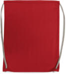 Kimood KI0125 pamut tornazsák-hátizsák fehér zsinórral Kimood, Red-U (ki0125re-u)