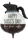 Balloons4party Balon folie ceasca de cafea Boss 60 cm