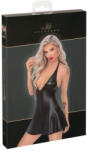 Noir - rochie mini scurtă cu model piele de șarpe - negru - M