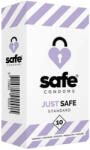 Safe Just Safe - prezervative standard - aromă de vanilie - 10 bucăți