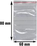 PapírUniverzum Simítózáras tasak írható 60x80mm