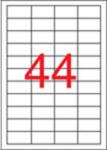 APLI Etikett, 48, 5x25, 4 mm, poliészter, időjárásálló, matt, APLI, áttetsző, 880 etikett/csomag (LCA1223) - papiruniverzum
